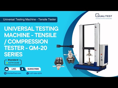 Preview image for the video "Universal Testing Machine - Tensile / Compression Tester - QM-20 Series | WorldofTest.com".
