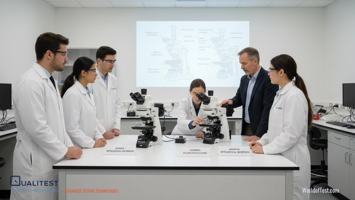 Whic to Choose - Upright vs. Inverted Metallurgical Microscope 