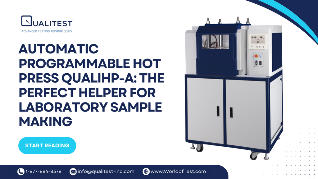 Automatic Programmable Hot Press QualiHP-A - The Perfect Assistant for Laboratory Sample Making