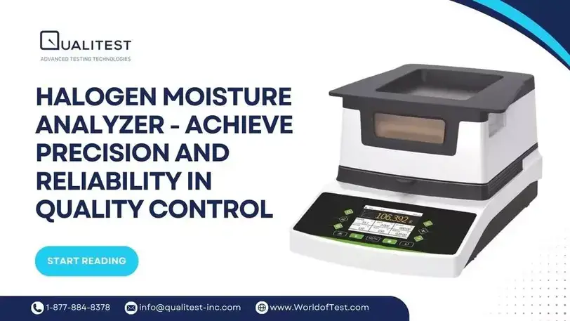 Halogen Moisture Analyzer - Achieve Precision and Reliability in Quality Control