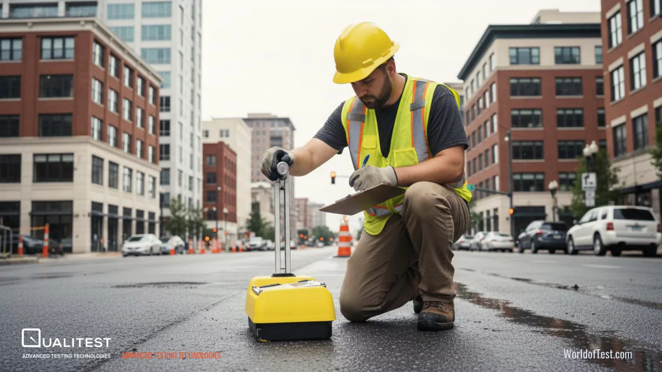 Nuclear Asphalt Density Testing