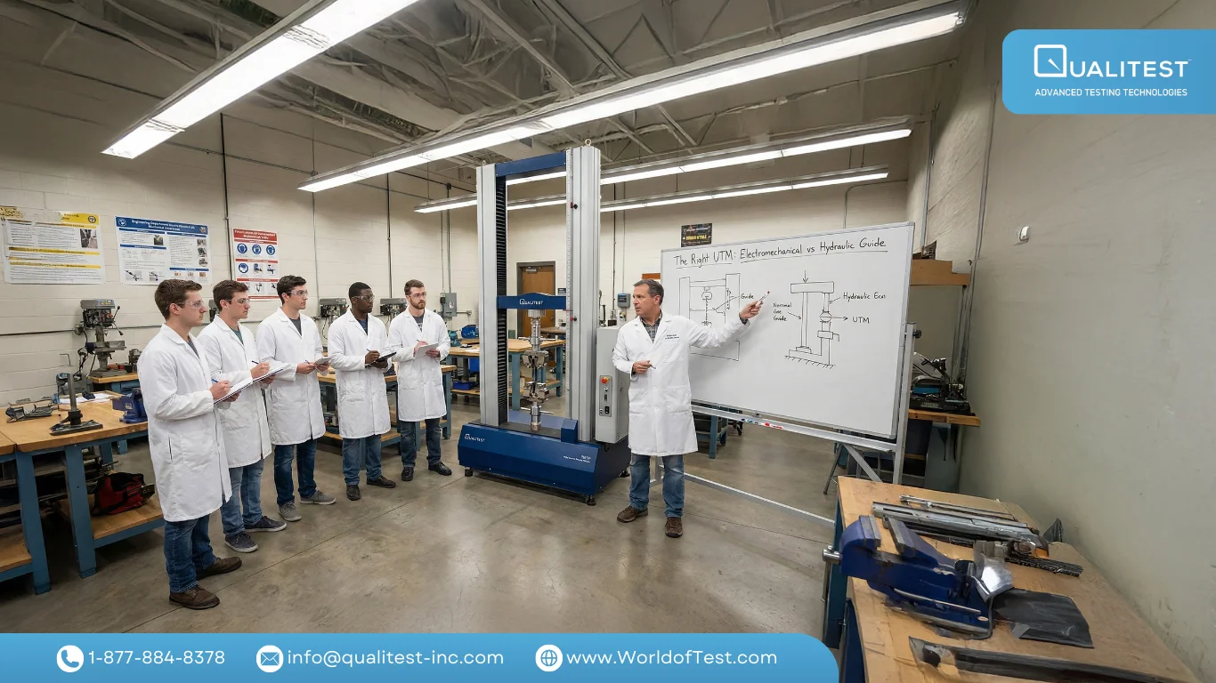 The Right UTM: Electromechanical vs Hydraulic Guide
