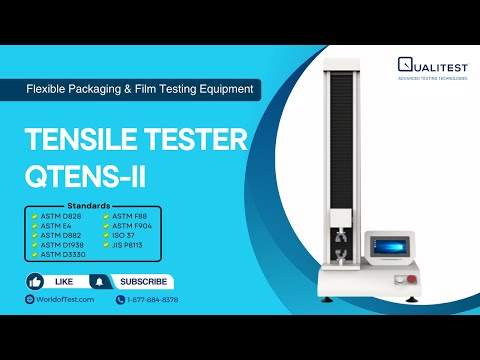 Preview image for the video "Tensile Tester QTens II | Qualitest | WorldofTest.com".