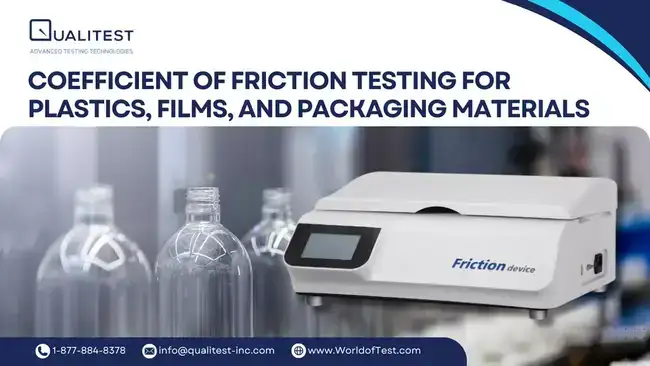 Coefficient of Friction Testing for Plastics, Films, and Packaging Materials