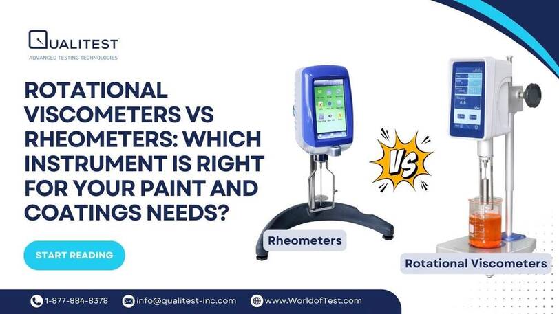 Rotational Viscometers vs Rheometers: Which Instrument is Right for Your Paint and Coatings Needs?